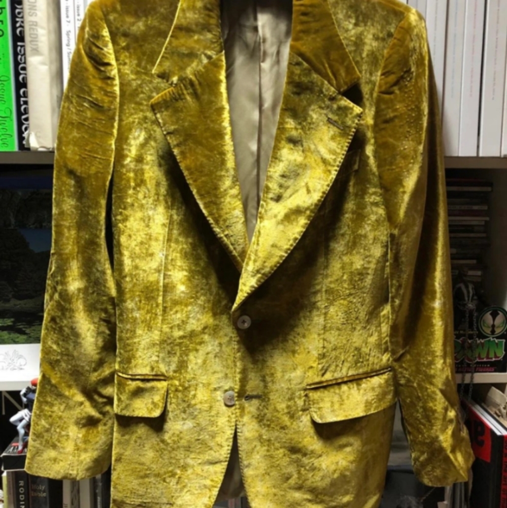 SOLD Gold Velveteen Blazer SOLD
